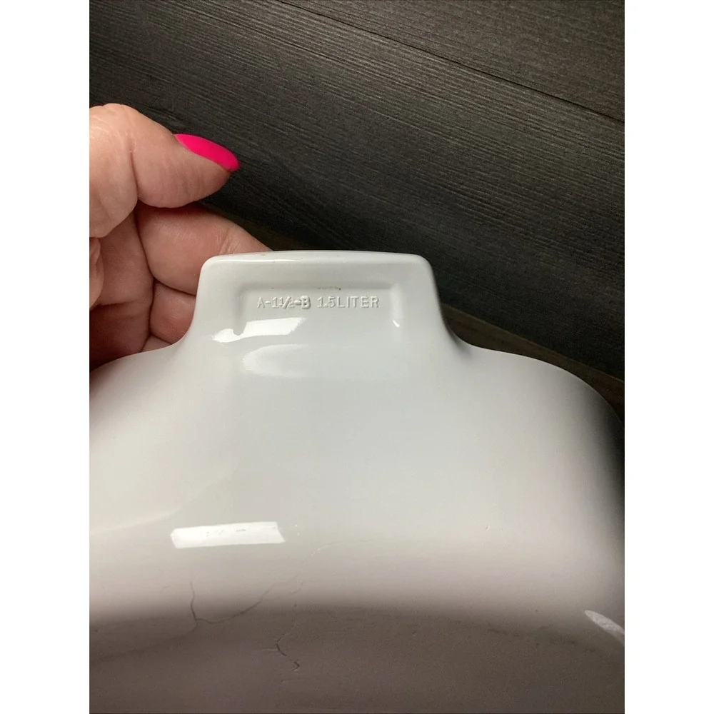 vintage Corning Ware casserole dish 